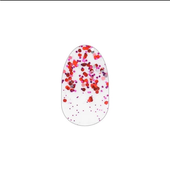 *Retired* Color Street: Love Shack | Valentine’s Day Red Glitter Clear Overlay - Picture 13 of 14